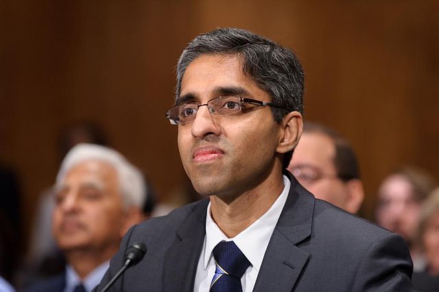 US Surgeon General Vivek Murthy Photo credit: Wikimedia Commons, public domain 